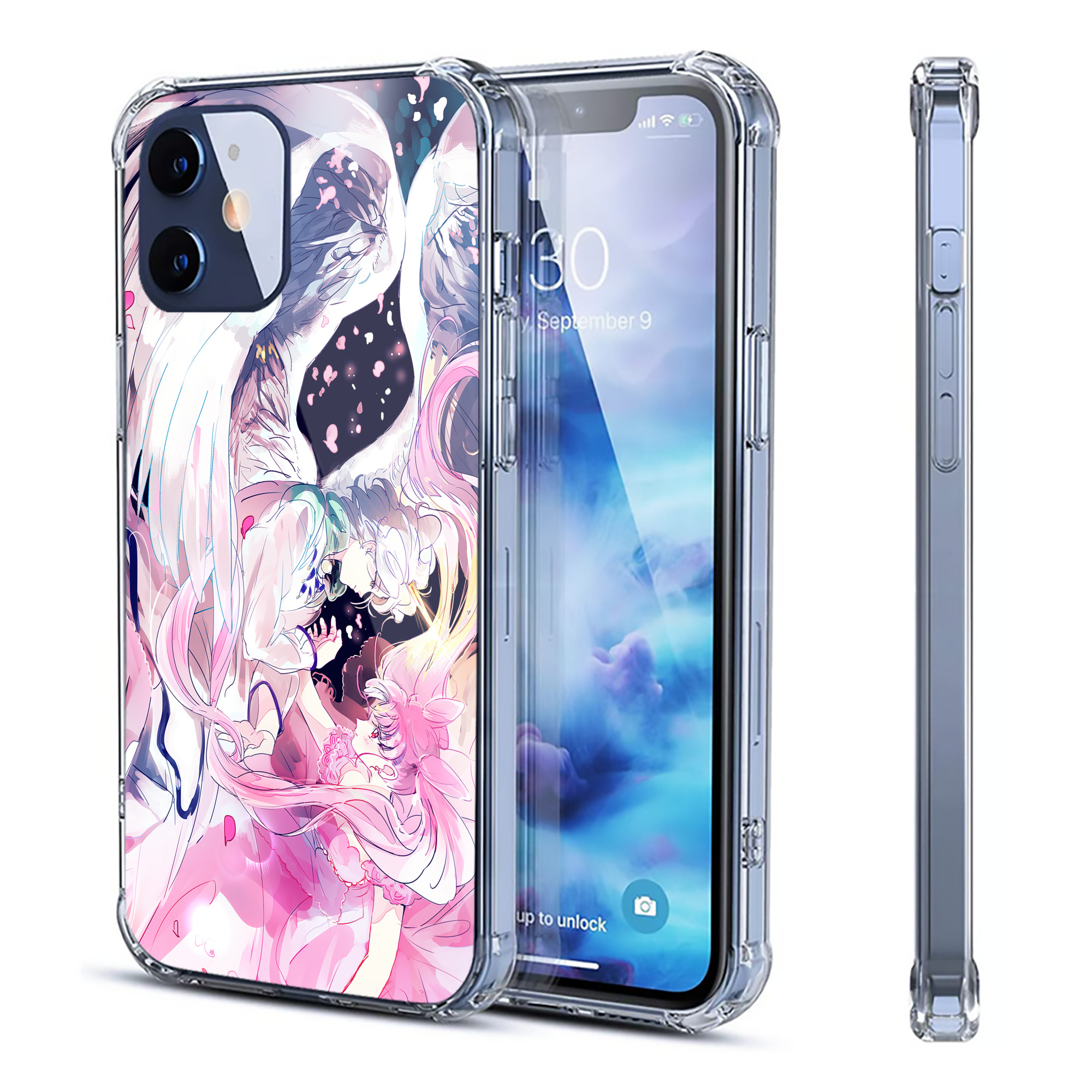 （画像用） 美少女戦士セーラームーン Sailor Moon 【iPhone 12シリーズ対応】透明スマホケース（クリアソフトケース）